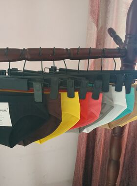 男女通用内裤通穿性感低腰无痕纯棉小女生蜜桃臀三角裤士少学生夏