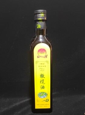 特级初榨橄榄油本土鲜果冷榨现装带果肉煎炒凉拌直饮佳 500ml装