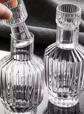 2025新款白酒杯高颜值家用分酒壶一套烈酒杯一口杯小酒杯酒具套装