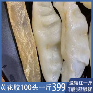深海黄花胶胶一斤500g鱼肚鱼鳔鱼泡滋补正品黄花鱼胶花胶干货100g