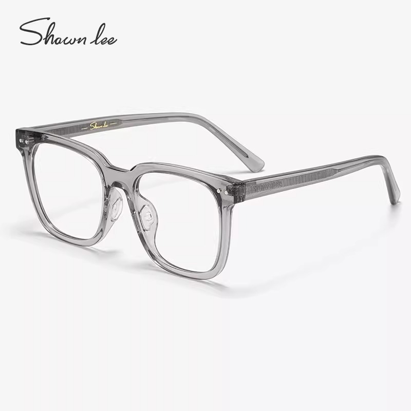 Shawnlee眼镜架气囊鼻托黑框男防蓝光配近视度数官方正品眼镜框女