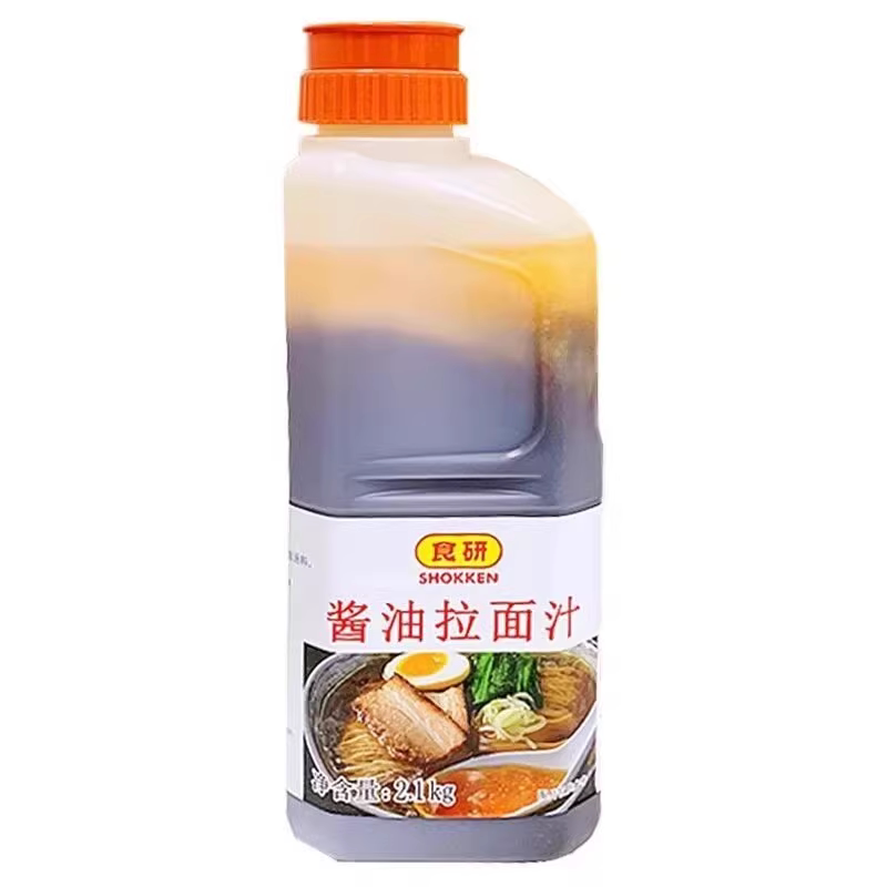 食研酱油拉面汁2.1kg日本拉面豚骨拉面汁 日式酱油拉面汁拉面汤底图片