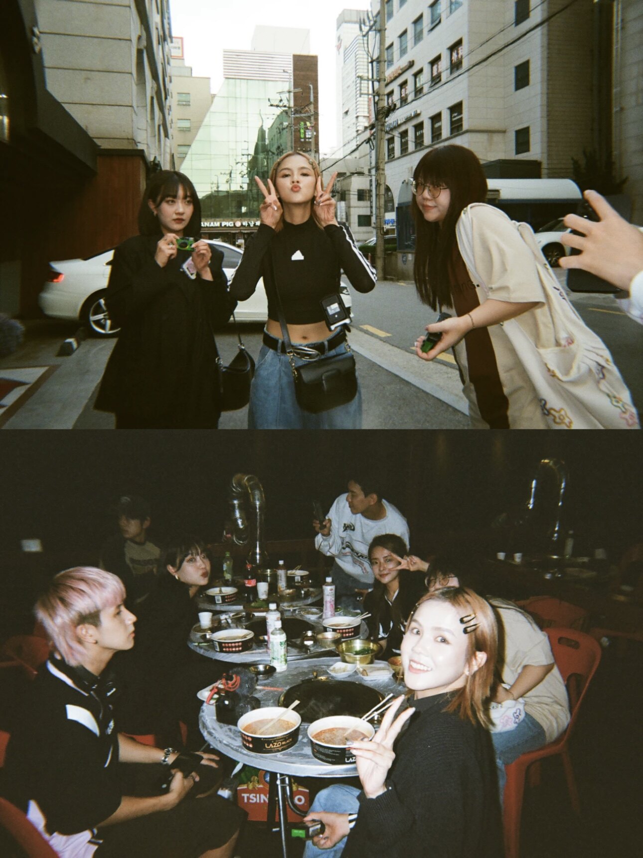 사진 복고풍 필름 카메라 135 포인트 앤 슛 카메라 필름 컬러 플래시 여성을위한 생일 선물