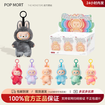 泡泡玛特拉布布3.0前方高能系列本我ID毛绒搪胶挂件 LABUBU盲盒