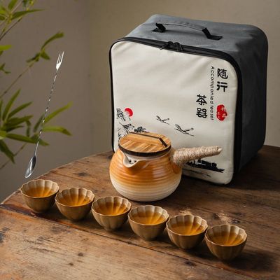 罐罐壶可明火干烧烤奶罐煮茶壶陶瓷户外围炉煮茶便携包炒茶大容量