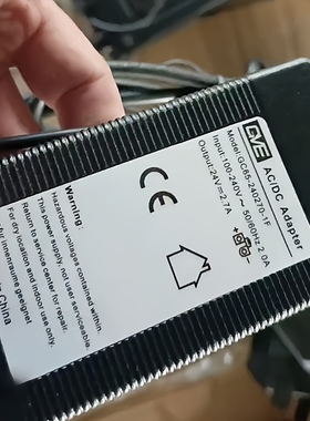 原装GVE冠宇达24V2.7A净水器电源适配器GM65-240270-D/1F白端子