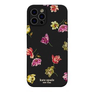 kate spad郁金香花朵iphone14手机壳适用于苹果11/12promax plus13 小米华为xs 15 ultra 16 17 air