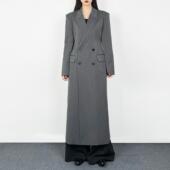 解余 外套 风衣中长款 JIEYU 高级感收腰沙漏型西装