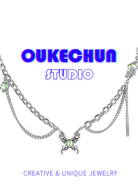 合金钛钢女炫彩甜酷配饰