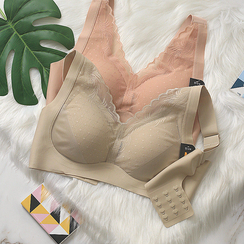 宽肩无感乳胶文胸全包裹更舒适