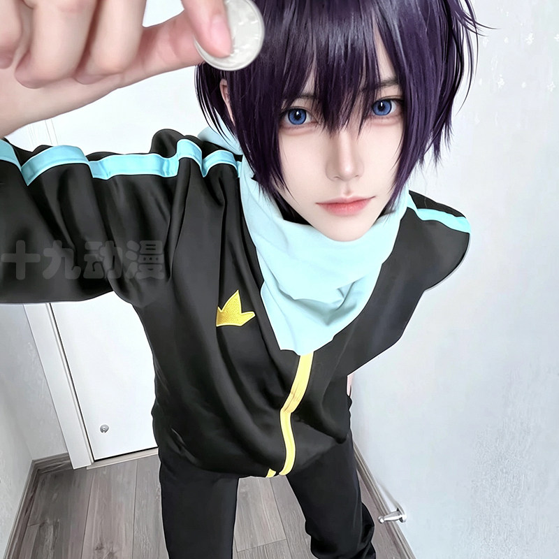 刺绣常服 还原版野良神 夜斗 流浪神差运动服COSPLAY服装全套围巾