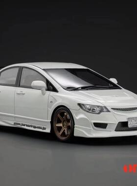Onemodel 1:18 本田 Civic Type-R FD2 JS RACING 仿真汽车模型