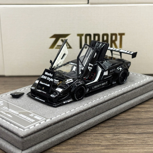 TopArt 1:64 Liberty Walk Countach 康塔什 41# 合金汽车模型