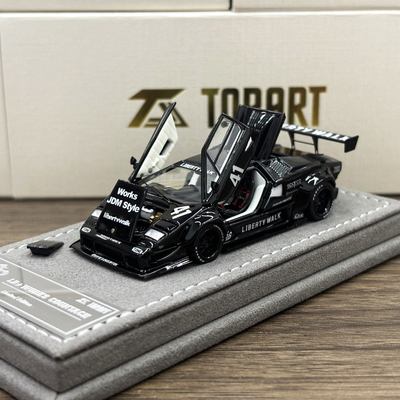 TopArt 1:64 Liberty Walk Countach 康塔什 41# 合金汽车模型