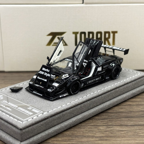 TopArt 1:64 Liberty Walk Countach 康塔什 41# 合金汽车模型