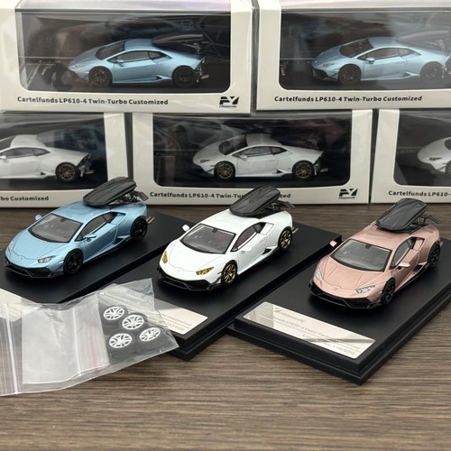Findclassically FY 1:64 爆改小牛 Huracan 带旅行箱 汽车模型