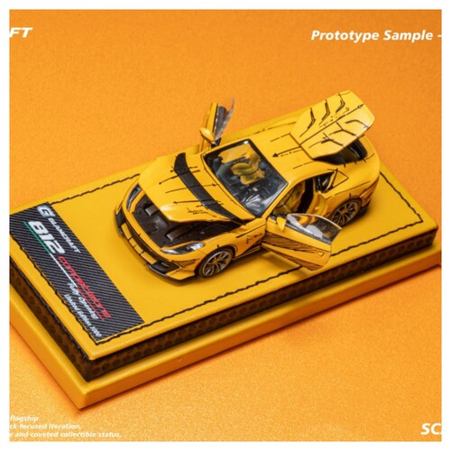 GlAMCRAFT 1:64 法拉利 812C 素描 合金全开仿真汽车模型