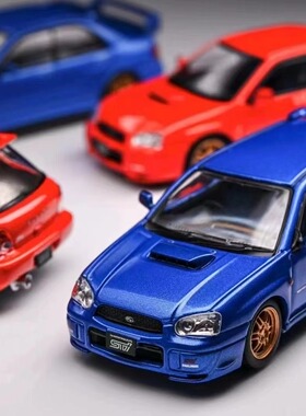 Furuya 1:64 斯巴鲁 翼豹 Impreza WRX STI 八代 合金汽车模型
