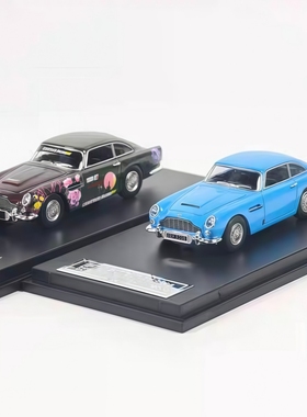 DCM 1:64 阿斯顿马丁 DB5 60周年加勒比海蓝 合金汽车模型