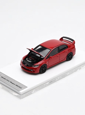 Motorhelix 1:64 本田 CIVIC FD2 Mugen RR 合金汽车模型