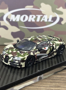 Mortal 1/64 布加迪威龙 Veyron AIT佛山会展版 合金汽车模型