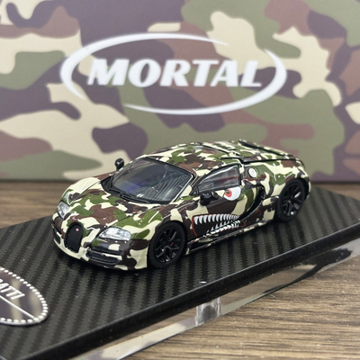 Mortal 1/64 布加迪威龙 Veyron AIT佛山会展版 合金汽车模型