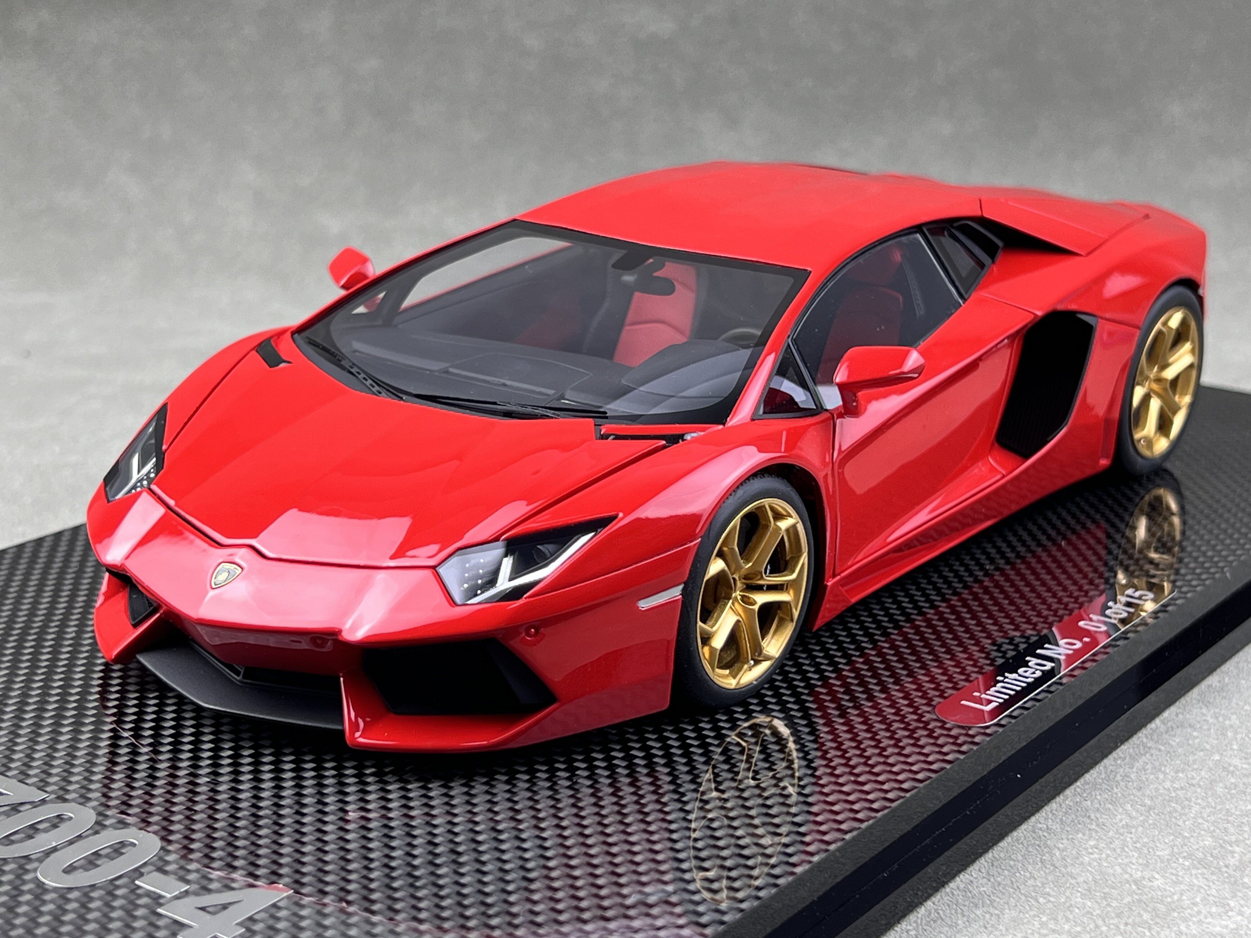 MCM 1:18 兰博基尼 LP700 红色 树脂全开仿真汽车模型
