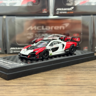 LCD 1:64 迈凯伦 塞纳 Mclaren Senna 红白 万宝路 合金汽车模型