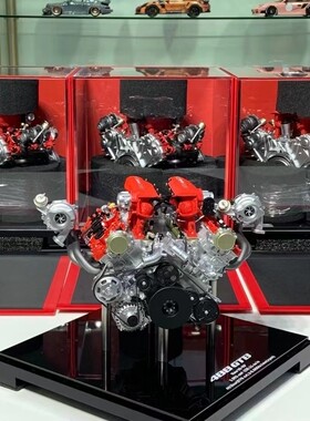 TopArt Collection 1:6 488GTB 发动机引擎 树脂汽车模型