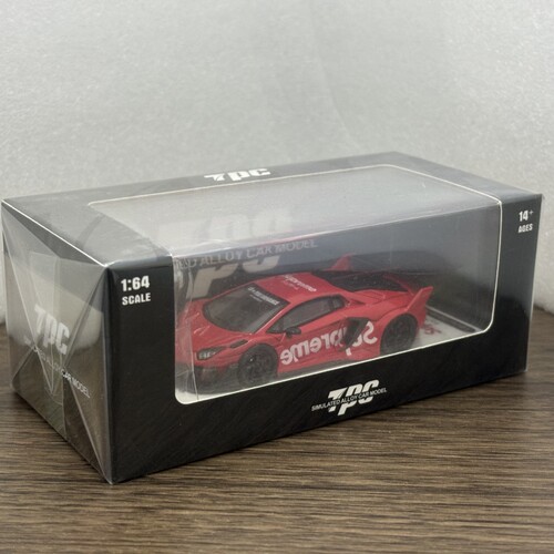 TPC 1:64 兰博基尼 LP700 GT EVO 红色 Supreme 合金仿真汽车模型