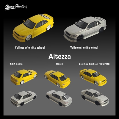 Stance Hunters 1/64 丰田 咬地鲨 Aletezza 树脂仿真汽车模型