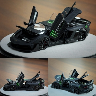 PGM 1:64 LBWK LP700 GT EVO 黑鬼爪 合金仿真汽车模型