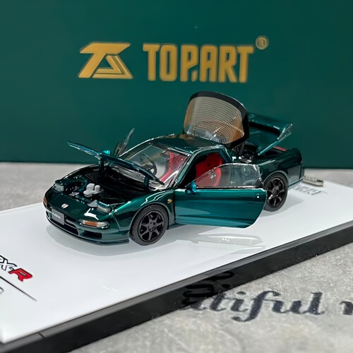 TopArt 1:64 本田 NSX-R NA1 TMCS马来西亚限定 合金汽车模型