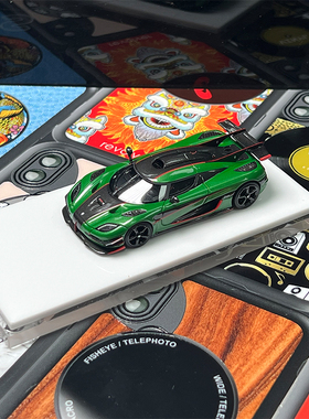VMB 1:64 柯尼塞格 科尼塞克 ONE1 绿色 仿真汽车模型