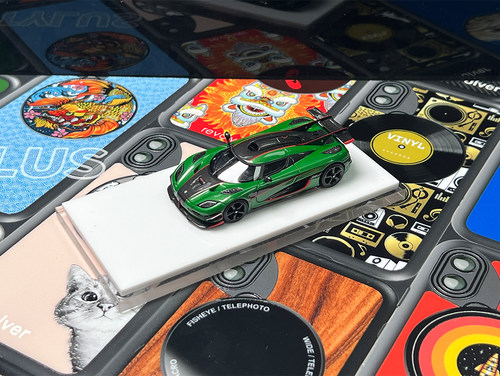 VMB 1:64 柯尼塞格 科尼塞克 ONE1 绿色 仿真汽车模型