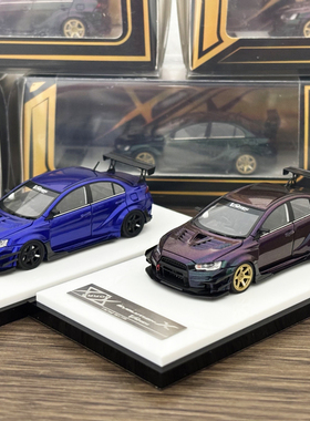 404 Error 1:64 三菱蓝瑟 Lancer EVO X Varis 树脂仿真汽车模型