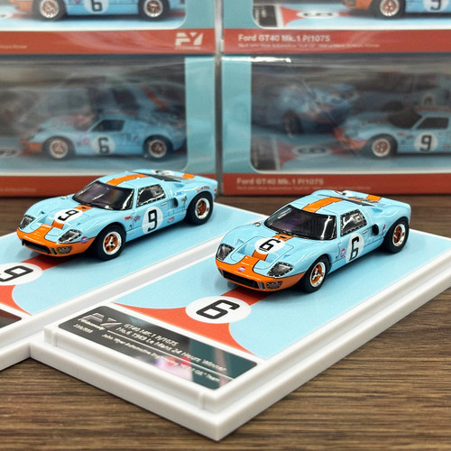 Findclassically 1:64 福特 GT40 MK1 勒芒 6# 9# 合金汽车模型