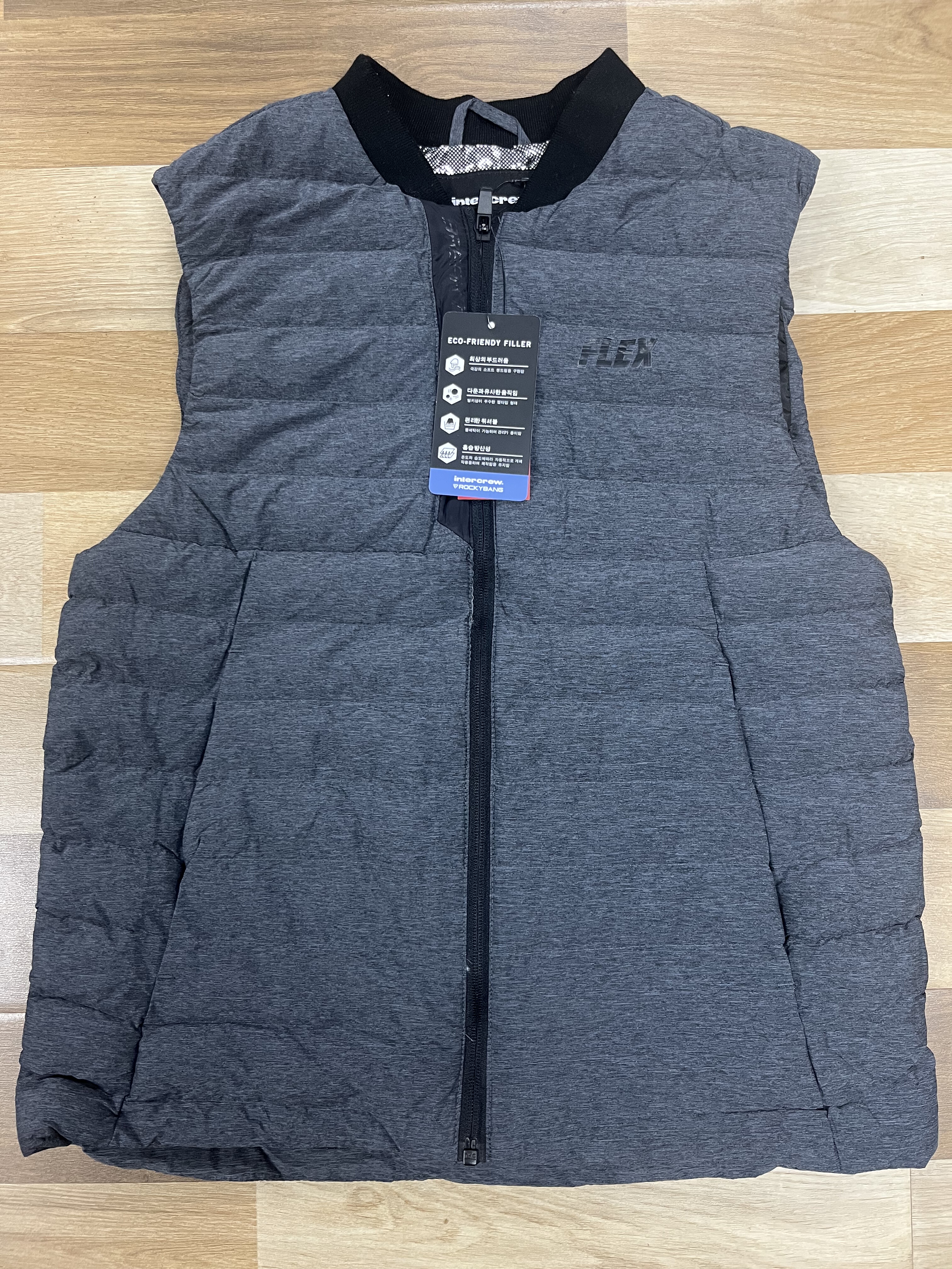 出口韩国品牌订单马甲秋冬保暖发热功能小码90码尺码160