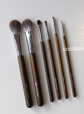 韩国现货revoir F230L雪狐毛扁舌腮红刷F228K面中提亮刷高光刷