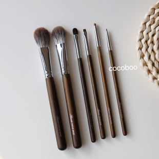 韩国现货revoir F230L雪狐毛扁舌腮红刷F228K面中提亮刷高光刷