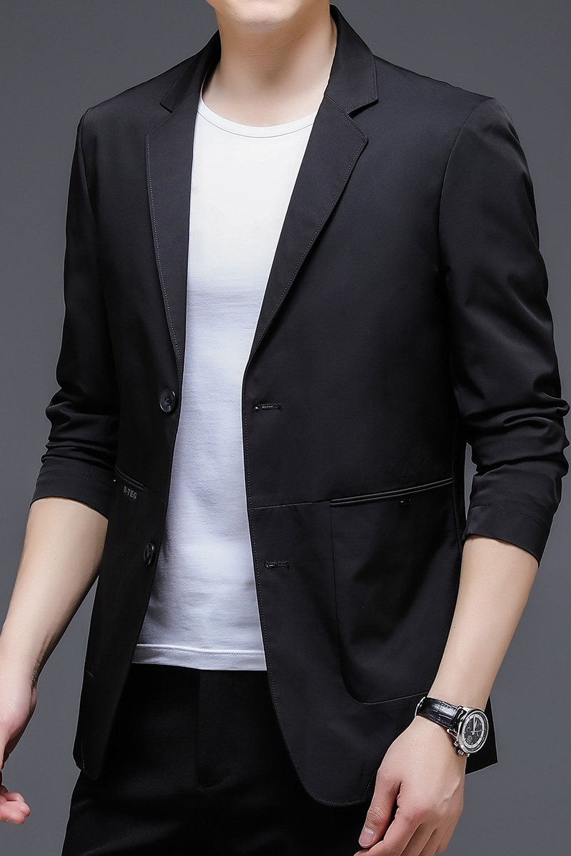 BGW720男式2021初秋薄款西装男西服外套修身商务休闲男,男装西服,电商B360