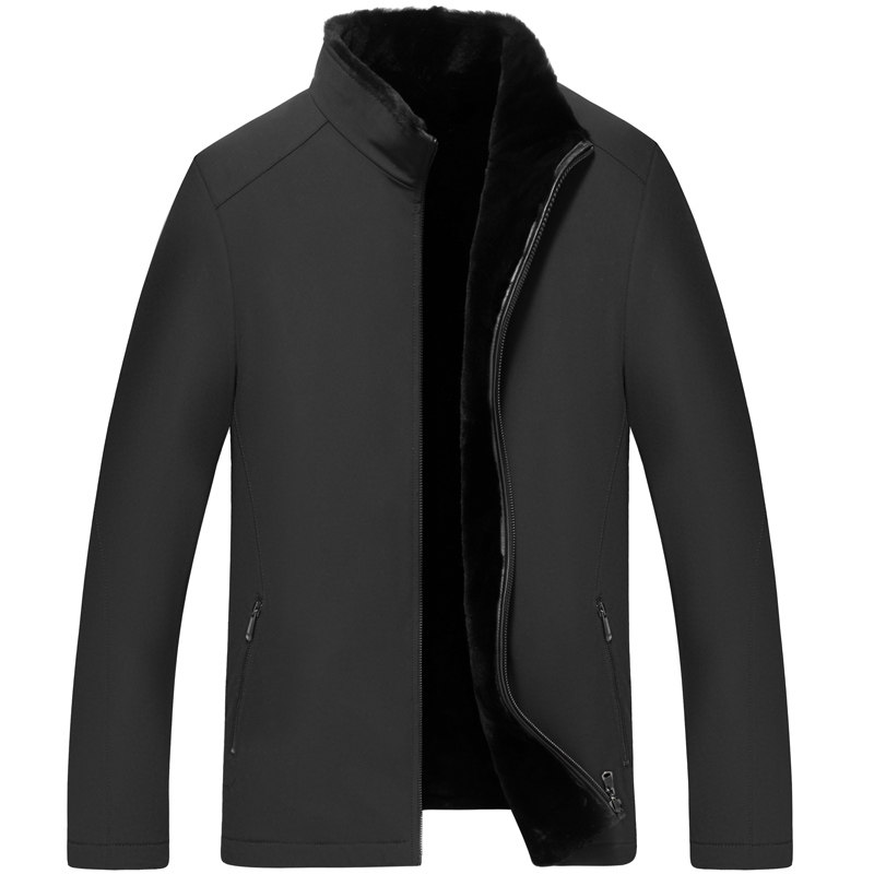 YP冬2021新款男式立领双面穿貂绒大衣皮草外套皮夹克，男装皮衣，电商B360