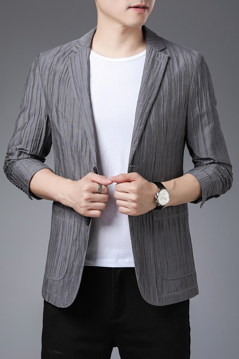 YY6629902秋季新款西装男西服简约外套商务休闲男装P195,男装西服,电商B360