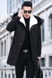YP-PK2062男士中长款貂皮水貂派克服外套整貂内胆皮草大衣P5000，男装皮衣，电商B360