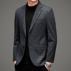 D2506男式2022春季新款便西男韩版西装外套商务休闲西服男装图片