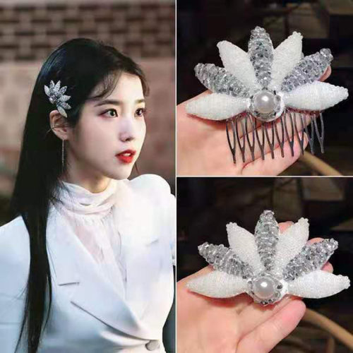德鲁纳酒店iu同款李知恩少女发夹