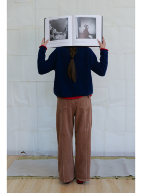 life portrait | 重磅羊毛混纺灯芯绒直筒裤