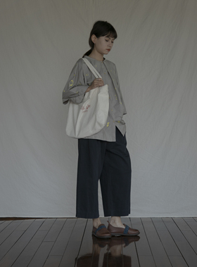 life-portrait | 日本冈山县红边牛仔布 多功能帆布袋