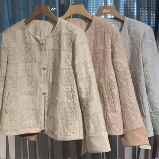 2025春季 外套25113 亮片刺繡碎花小香風(fēng)短款 新款
