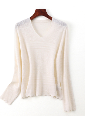 2026新款V领上衣1610